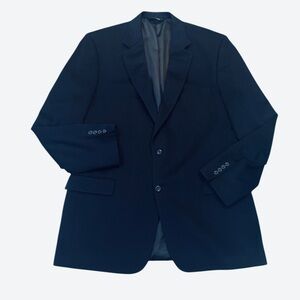 Jos. A. Bank 100% Cashmere Navy Gordon Sport Coat Blazer Size 46 XLong
